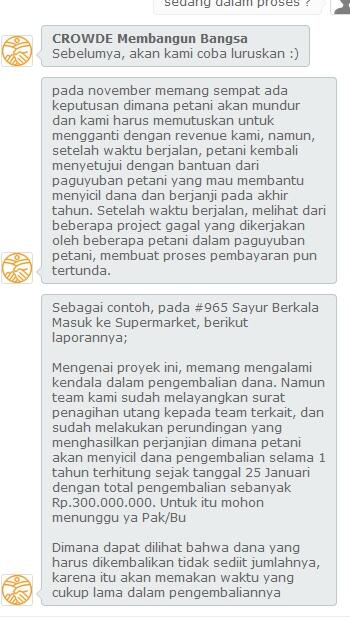 &#91; KECEWA &#93; HATI - HATI JIKA INGIN BERINVESTASI DENGAN CROWDE.CO