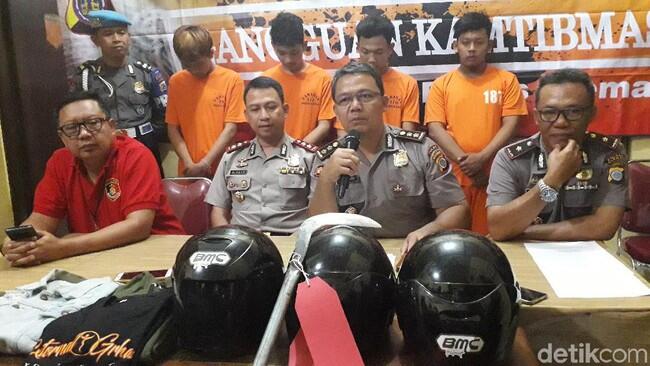 4 Remaja Putus Sekolah Pelaku Klithih Tertangkap di Sleman