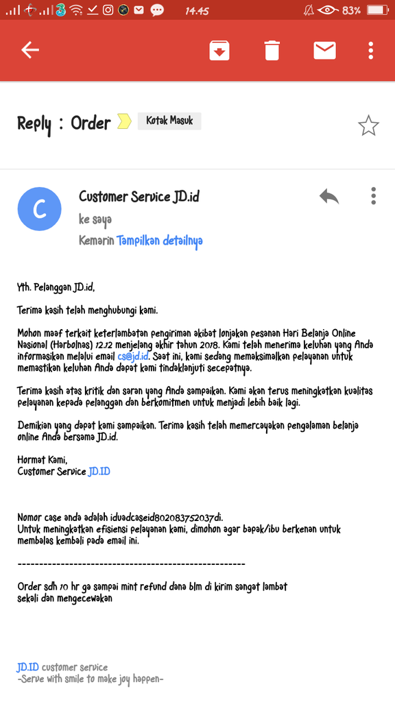 JD.ID SUDAH TIDAK LG SEPERTI YG DULU !!!