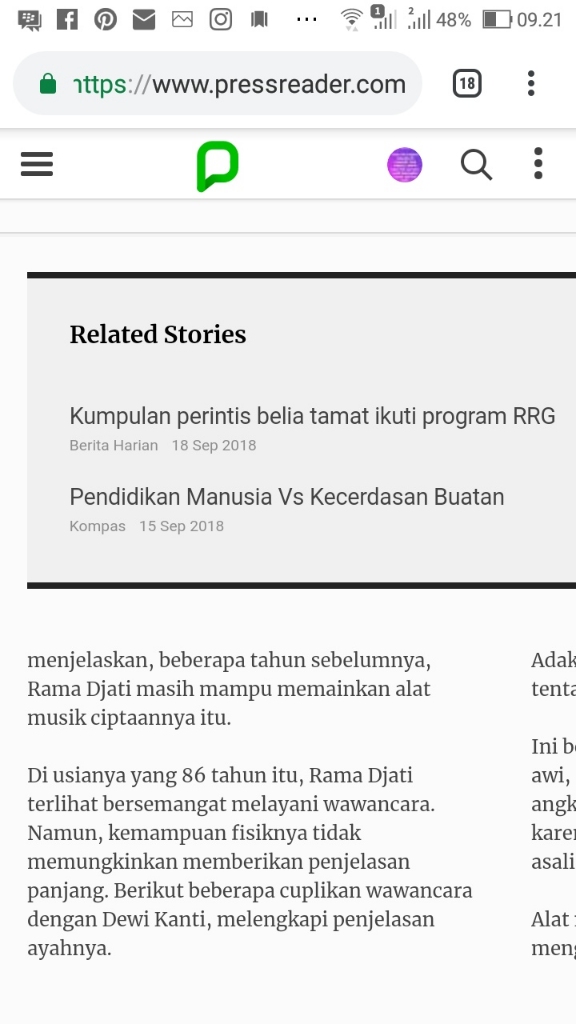 Harmoni Sepotong Bambu Dewi Kanti