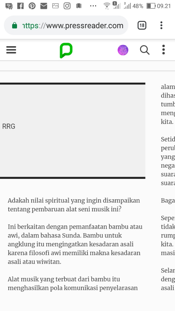 Harmoni Sepotong Bambu Dewi Kanti