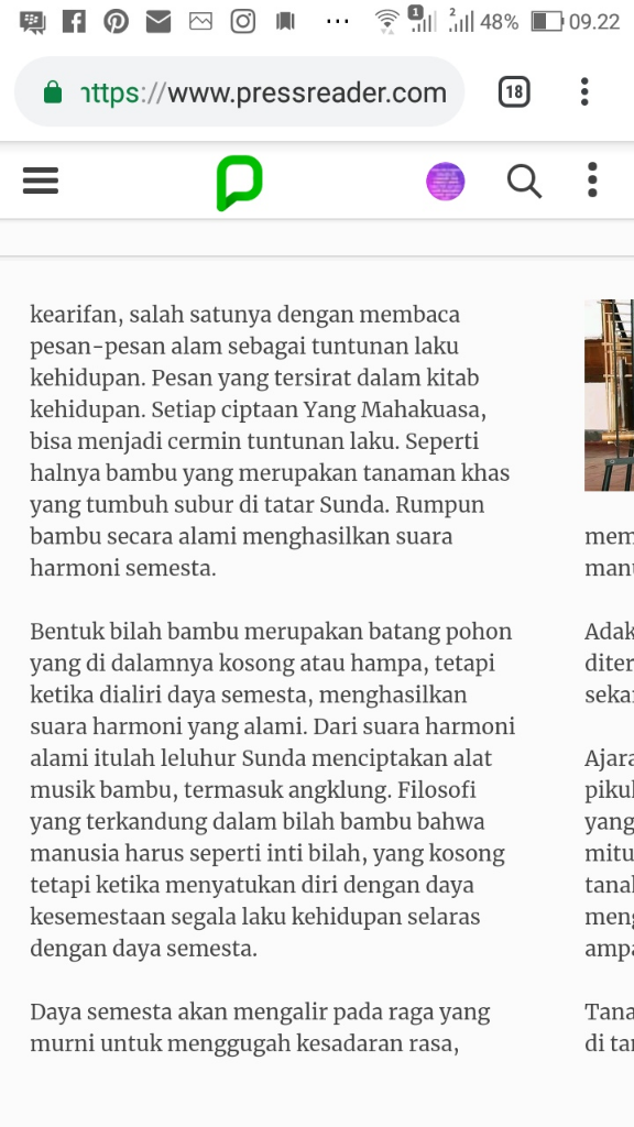 Harmoni Sepotong Bambu Dewi Kanti
