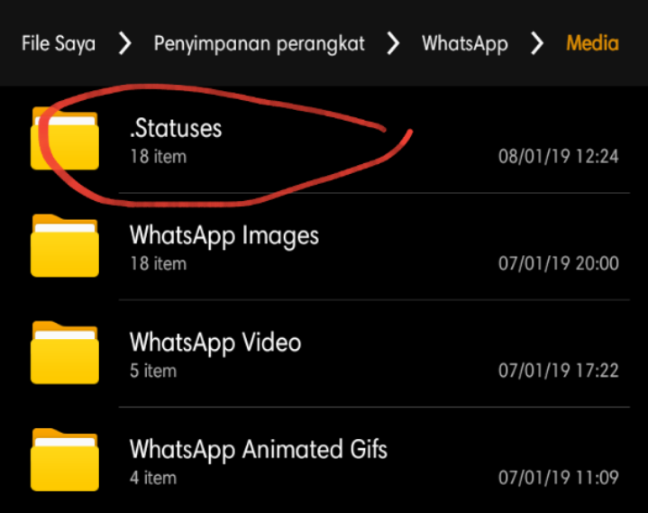 Trik Menyimpan Status WhatsApp Orang Lain Tanpa Aplikasi Tambahan