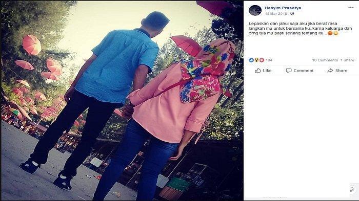 Tewas Bersama Kekasih, Hasyim Kerap Unggah Status Galau di Facebook