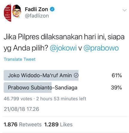 KPU soal Dilaporkan Tim Prabowo-Sandi ke DKPP: Kok Lucu? Usul2 Sendiri Di Luar Triak2