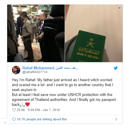 Kisah Remaja Saudi Sembunyi di Bandara Thailand