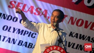 Jokowi Jenguk dan Doakan Arifin Ilham Lekas Sembuh
