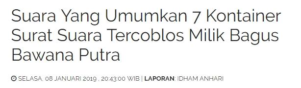 Soal Hoaks, BPN Duga Ketua Relawan Prabowo Terlalu Semangat