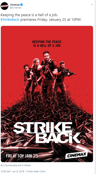 Strike Back Season 6 Segera Tayang di Cinemax Akhir Bulan Ini!