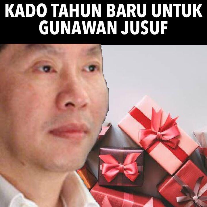 Kado Tahun Baru untuk Gunawan Jusuf 