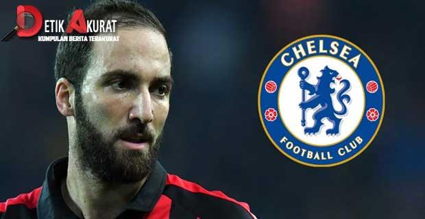 Sang Agen Berada Di London, Higuain Selangkah Lagi Gabung Chelsea