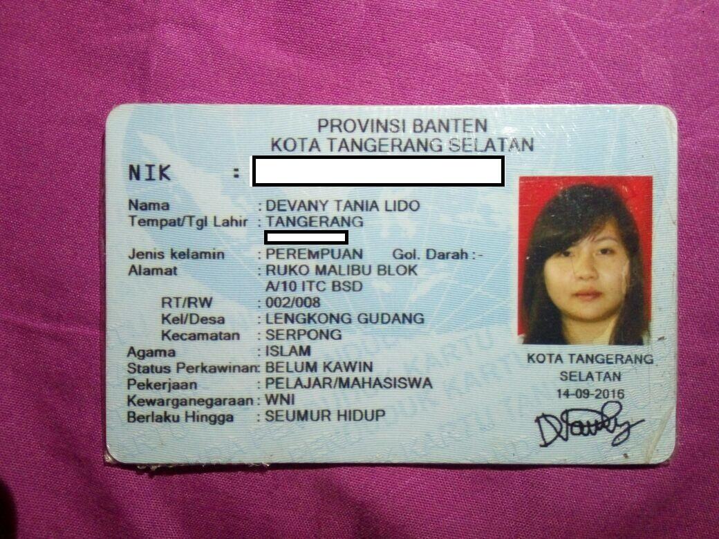 PENIPUAN ATAS NAMA DEVANY TANIA LIDO