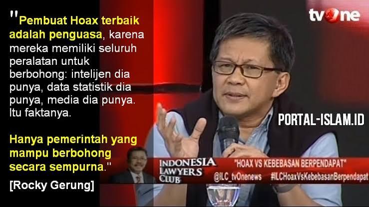 Komisaris BUMN Ikut Acara Deklarasi Jokowi, Ini Kata Rocky Gerung