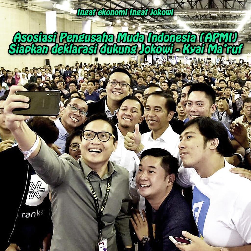 Asosiasi Pengusaha Muda Indonesia Deklarasi Dukung Jokowi-Ma'ruf