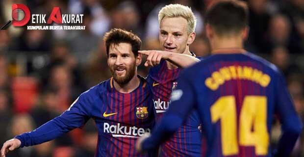 Kalahkan Eibar, Barcelona Jadi Juara Paruh Musim