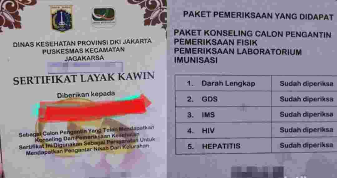 Mau Nikah? Harus Punya Sertifikat Layak kimpoi! 