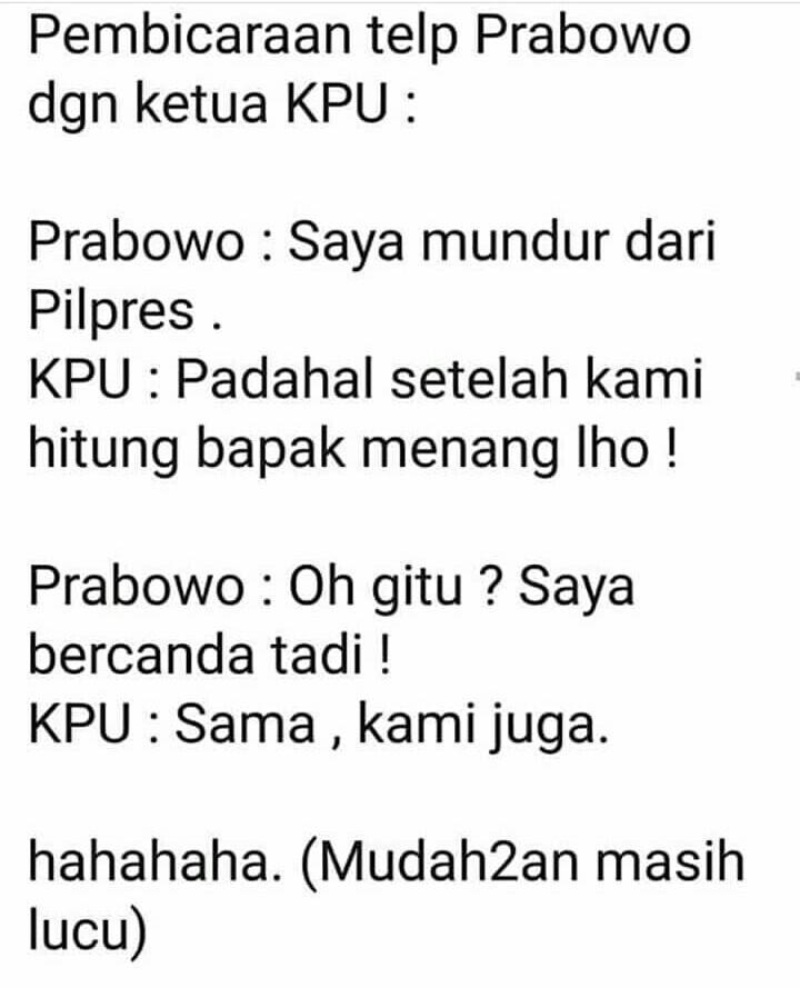 Djoko Santoso: Prabowo Bakal Mundur Jika Ada Potensi Kecurangan