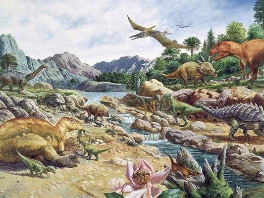 Era Puncak Dinosaurus, Diikuti Perkembangan Mamalia dan Bunga - Part 7-9: Mesozoikum