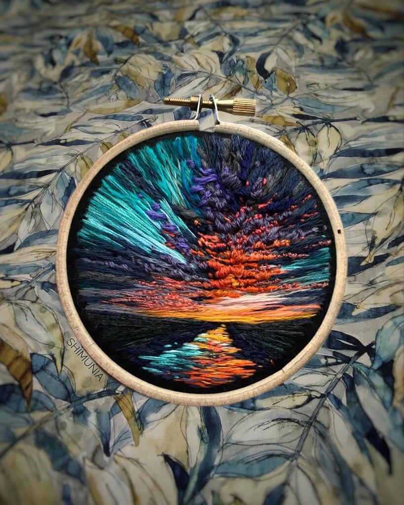 Keren Banget! Karya Seni yang Menakjubkan Ini Hanya Bermodalkan Jarum dan Benang!