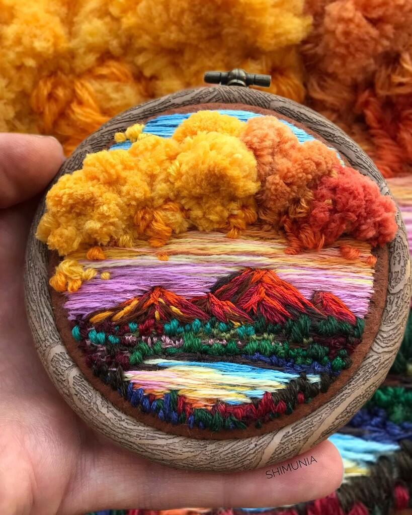 Keren Banget! Karya Seni yang Menakjubkan Ini Hanya Bermodalkan Jarum dan Benang!