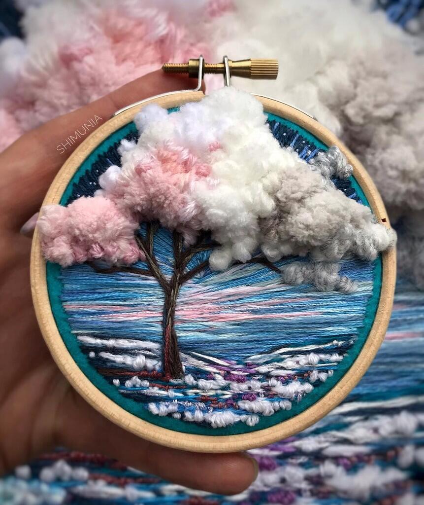 Keren Banget! Karya Seni yang Menakjubkan Ini Hanya Bermodalkan Jarum dan Benang!