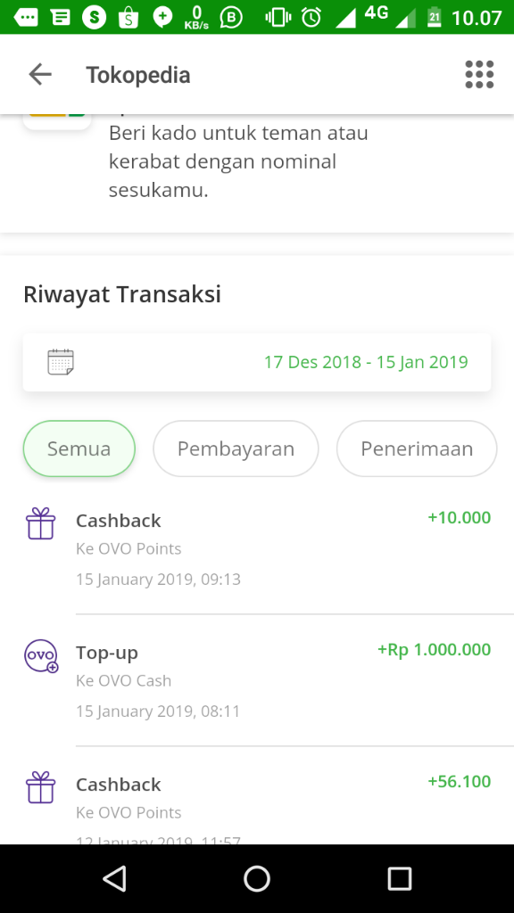 Respon Lama dari Tokopedia