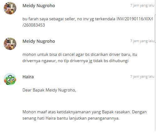 Hati - Hati Terhadap (oknum) Driver Grab Delivery,, pikir 2x menggunakan layanannya