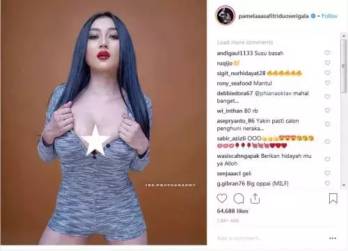 Pamela Safitri Pamer Belahan Dada, Netizen: Kayak Bakso Urat