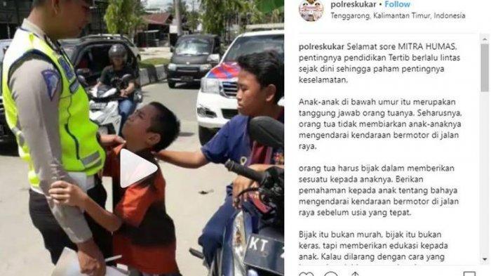 Viral Mengenai Anak Yang Memeluk Polisi Setelah Terkena Razia