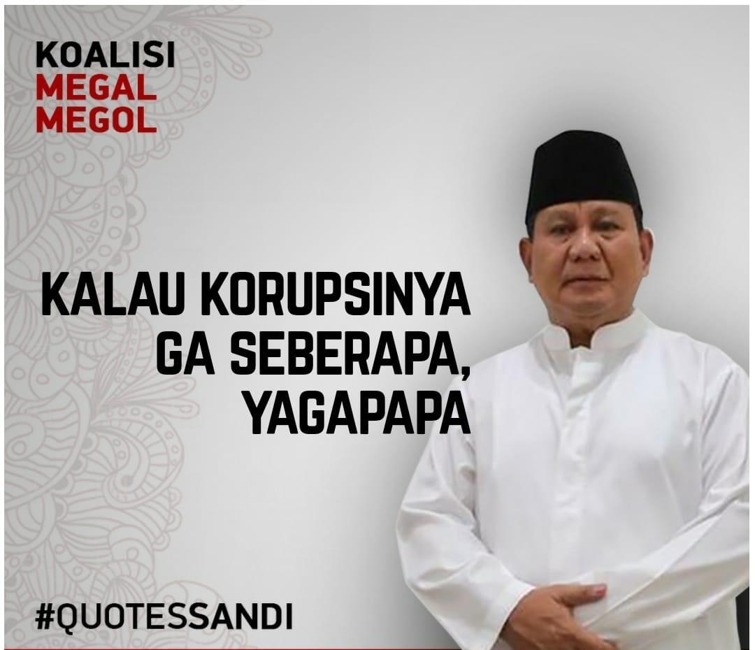 Disinggung Soal Caleg Koruptor, Prabowo Subianto Naik Pitam