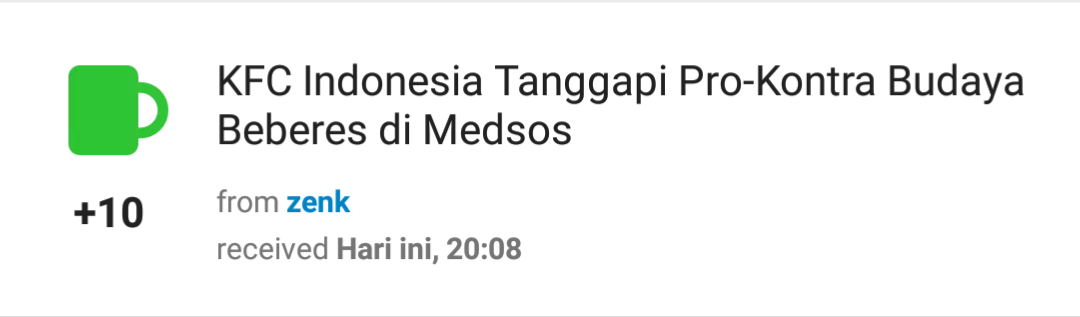 KFC Indonesia Tanggapi Pro-Kontra Budaya Beberes di Medsos