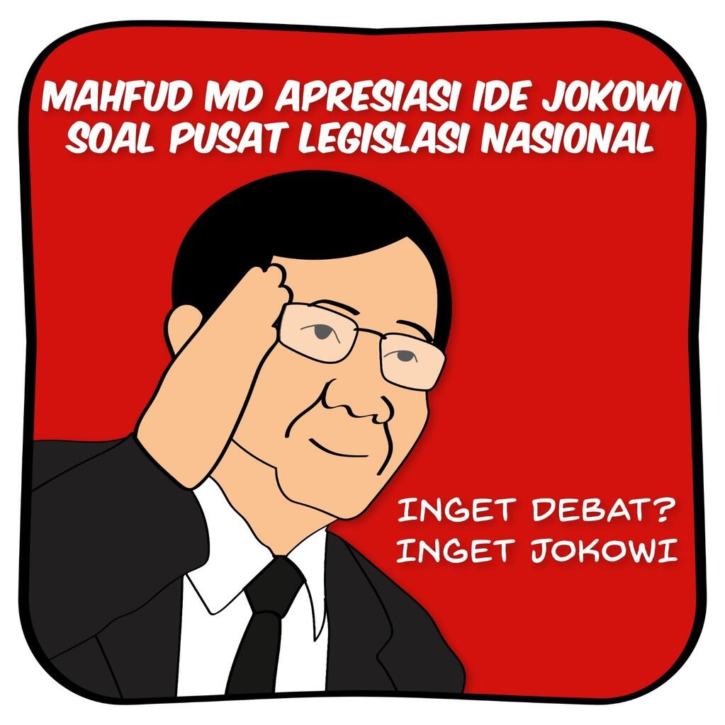 Mahfud Md Dukung Ide Jokowi soal Badan Legislasi Nasional