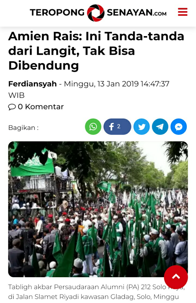 Puluhan Ribu Kampret Bermatian dalam Dua Hari, Pertanda Apa?