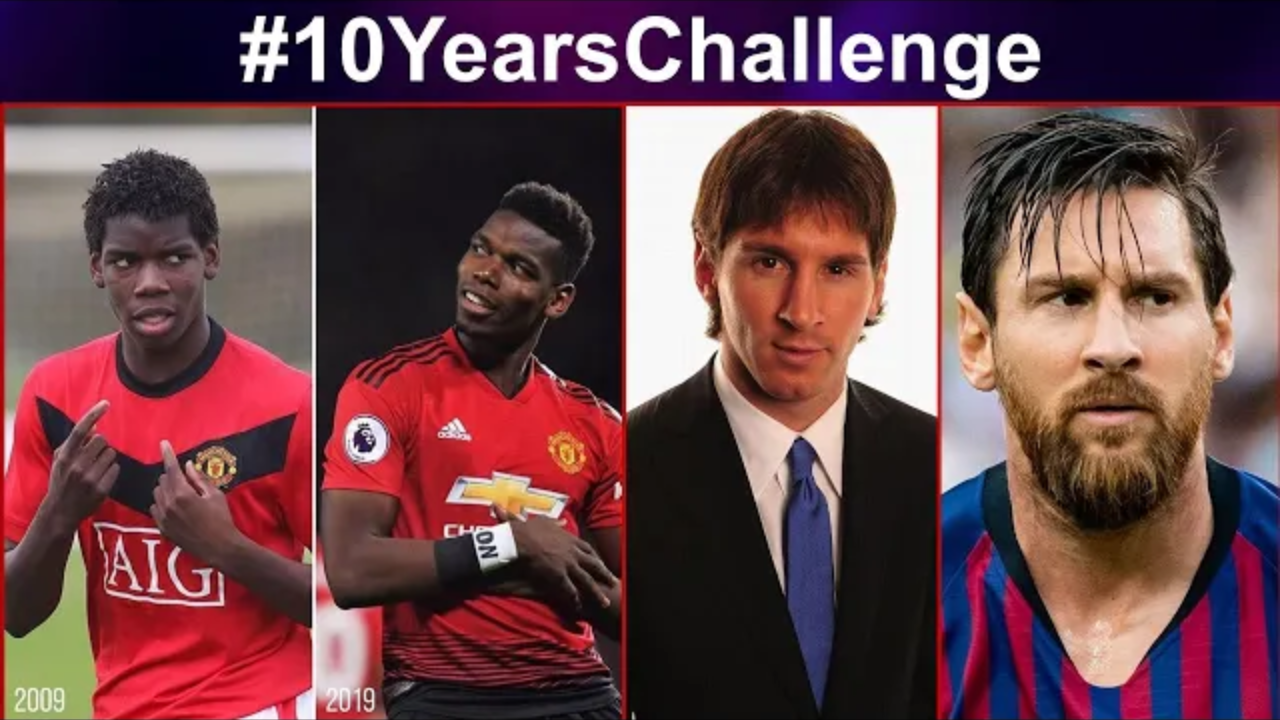 10 Years Challenge!!! 25 Pemain Bola Terkenal