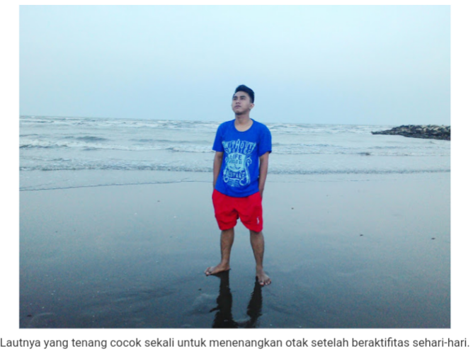 Indah nya pantai Pesisir Balongan Indramayu