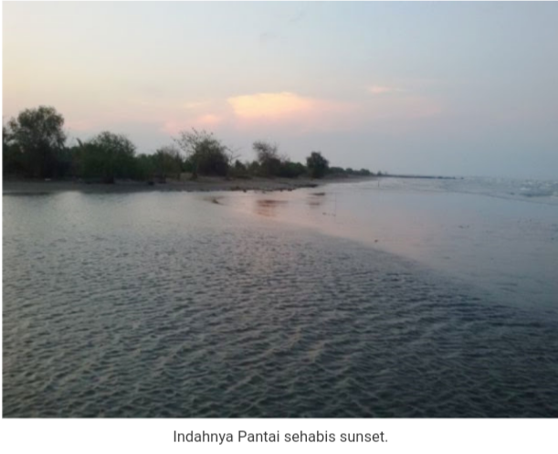 Indah nya pantai Pesisir Balongan Indramayu