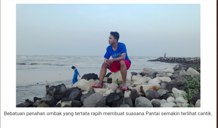 Indah nya pantai Pesisir Balongan Indramayu