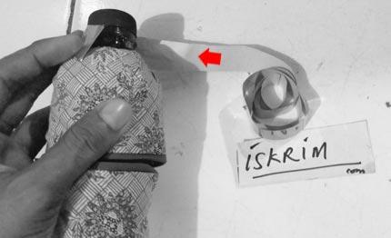 DIY, Kreasi Botol Bekas Jadi Tempat Pensil Sekolah (Share Pengalaman)
