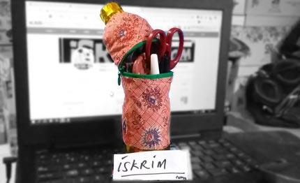 DIY, Kreasi Botol Bekas Jadi Tempat Pensil Sekolah (Share Pengalaman)