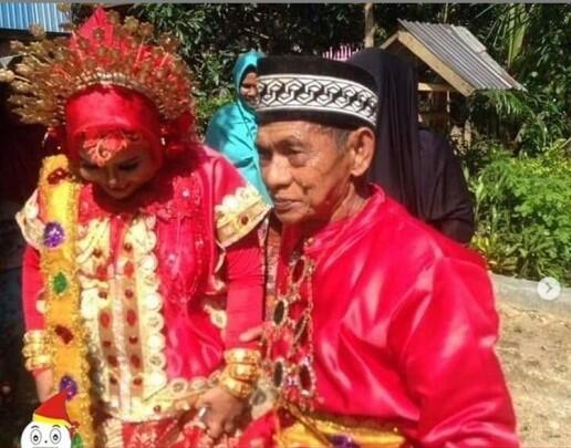 Suka yang ‘Besar’, Jadi Alasan Gadis Sulbar Ini Rela Dinikahi Kakek-kakek