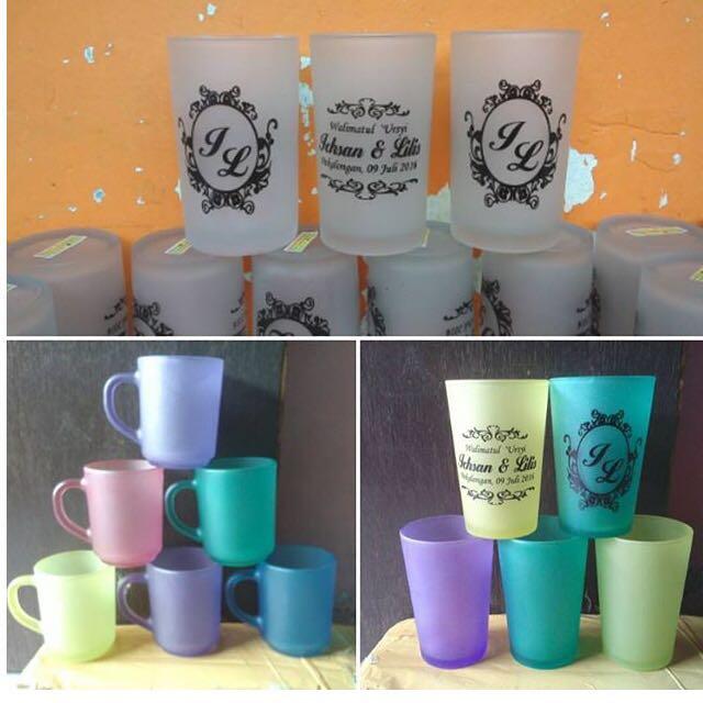 ciri sablon gelas plastik yang bagus