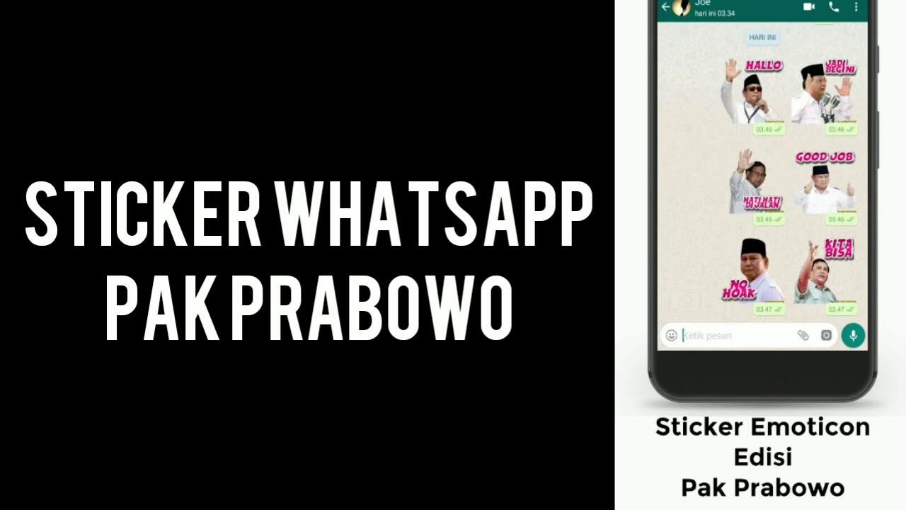 Stiker Jokowi Prabowo Untuk Whatsapp