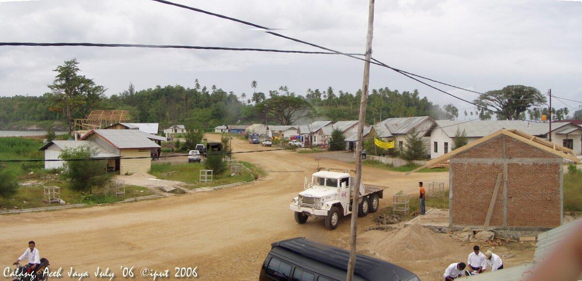 CALANG ACEH JAYA PASKA TSUNAMI 2004