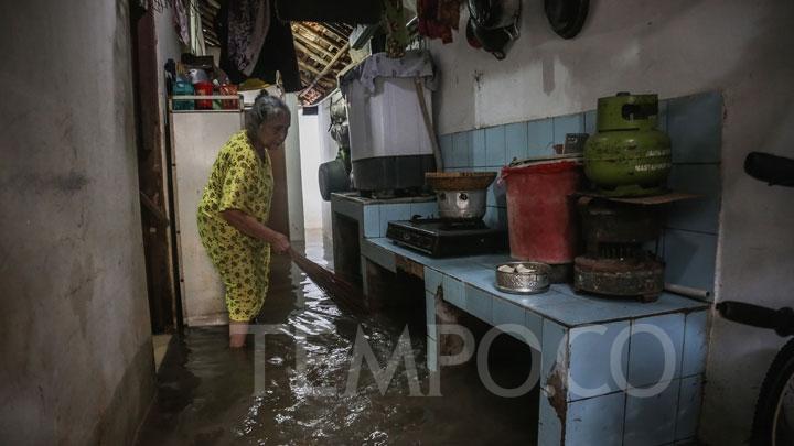 Kali Krukut Meluap, Kawasan Cilandak Timur Banjir