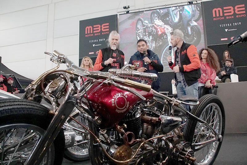 Motor Kustom Karya Anak Bangsa Ini Raih Nominasi Ketiga di Verona