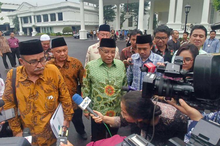 Datangi Istana, Pimpinan Ormas Islam Doakan Jokowi Menang Pilpres 