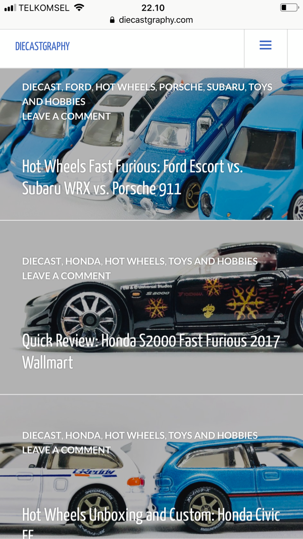 Portal anyar pecinta Hot Wheels dan Diecast Photography