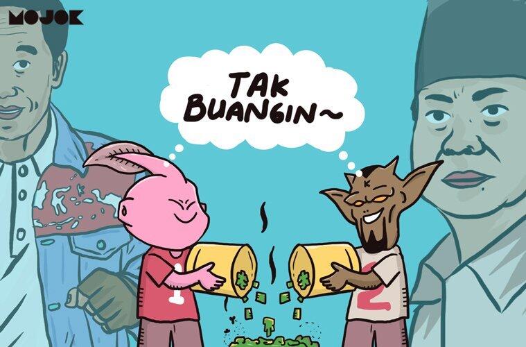 TUGAS CEBONG DAN KAMPRET SEHARUSNYA HANYA MENDUKUNG CAPRES-CAWAPRES, BUKAN MELINDUNGI