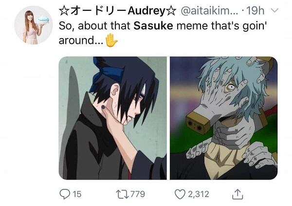 Ada Apa Ini? Netizen Rame-rame Bikin Meme Sasuke 'DICEKIK'