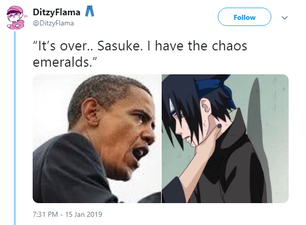 Ada Apa Ini? Netizen Rame-rame Bikin Meme Sasuke 'DICEKIK'